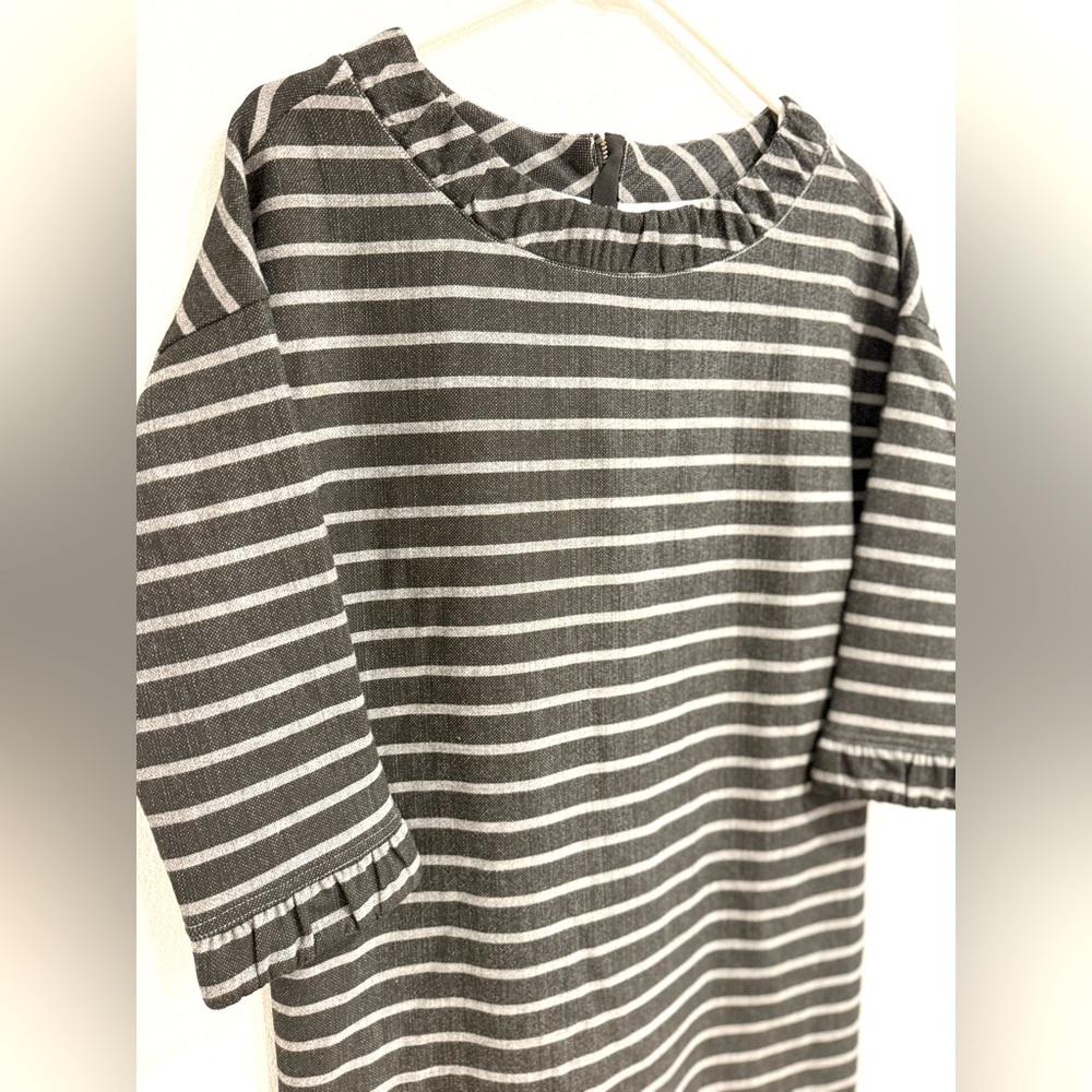 Vineyard Vines Black and White Striped Blouse